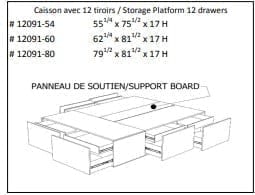 Noho Storage Platform Double Bed