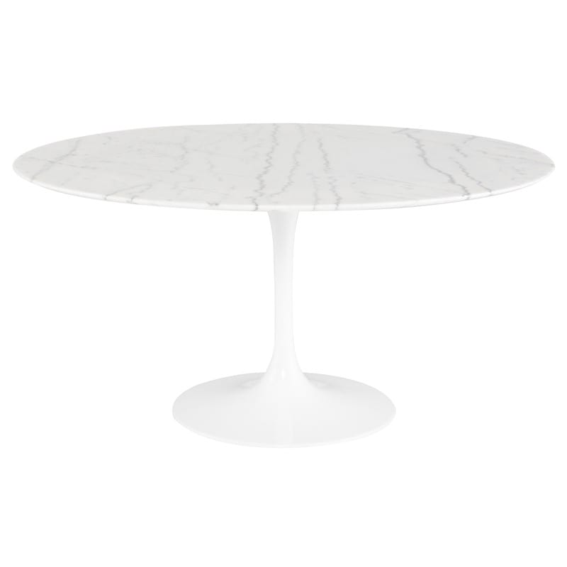 CAL DINING TABLE WHITE HGEM845