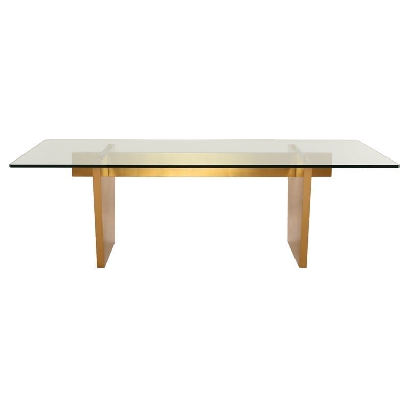AIDEN DINING TABLE GOLD HGNA436