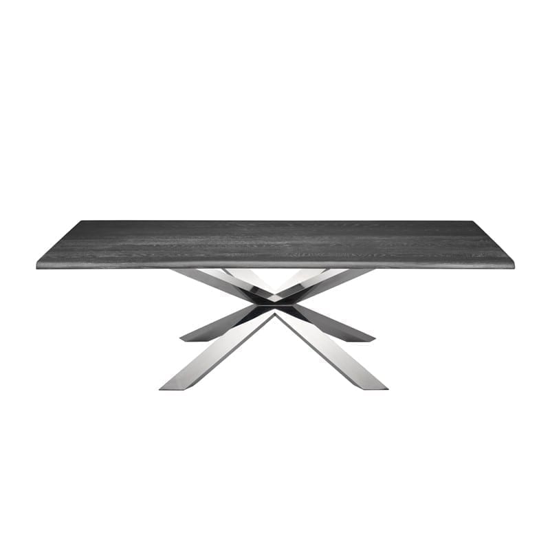 COUTURE DINING TABLE OXIDIZED GREY HGSR327