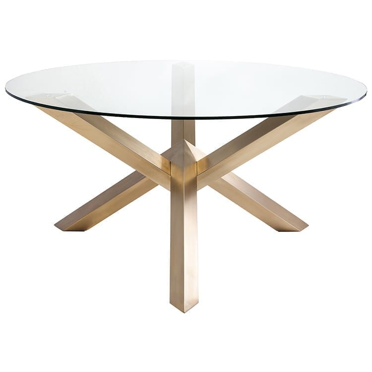 COSTA DINING TABLE GOLD HGTB271