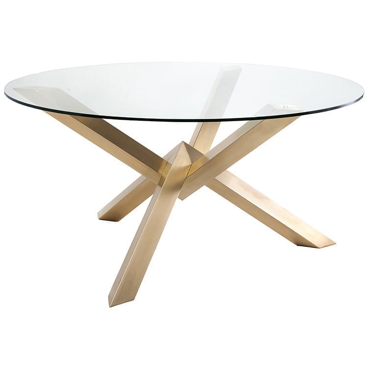 COSTA DINING TABLE GOLD HGTB271