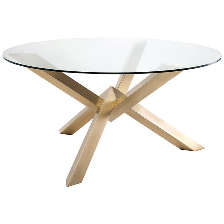 COSTA DINING TABLE GOLD HGTB383