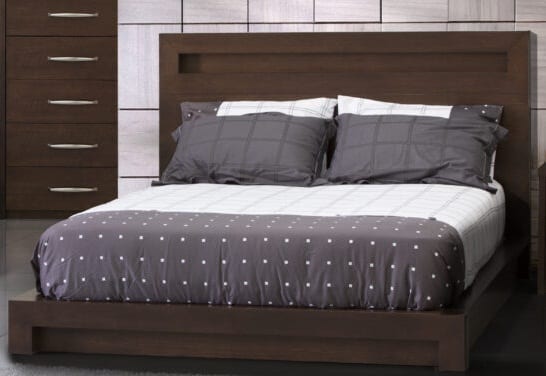JLM Manhattan King Low-Profile Bed with 5 Pc's