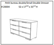 JLM Chicago Small Double Dresser by meublesjlm