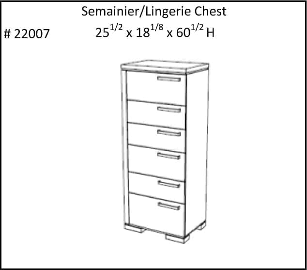 JLM Atlanta Semainier/Lingerie Chest by meublesjlm