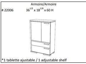 JLM Armoire/Armoire BY meublesjlm